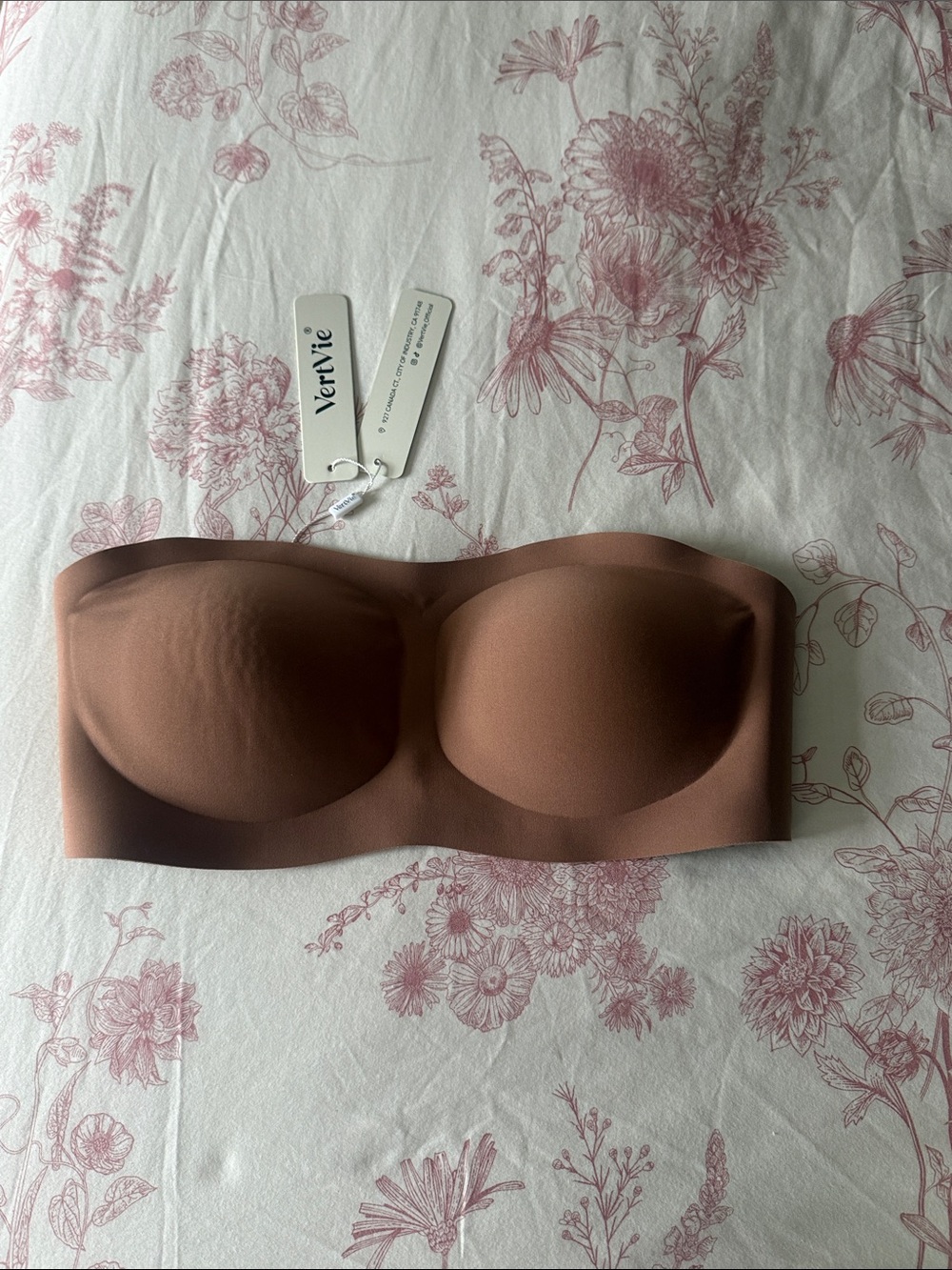 VertVie Strapless Bra Size L